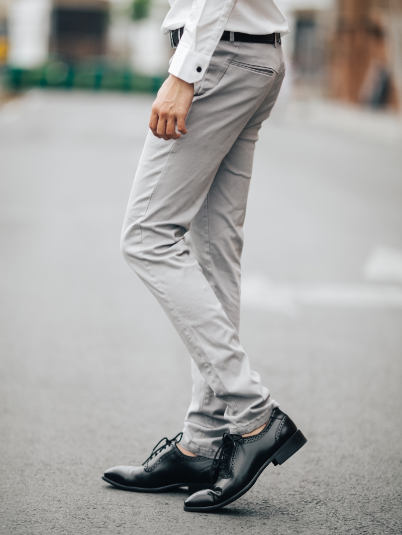 Quần kaki màu xám qk161 - 2