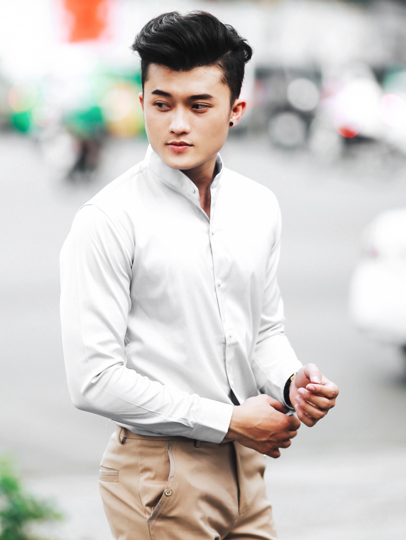 Áo sơ mi trắng asm860 - 2