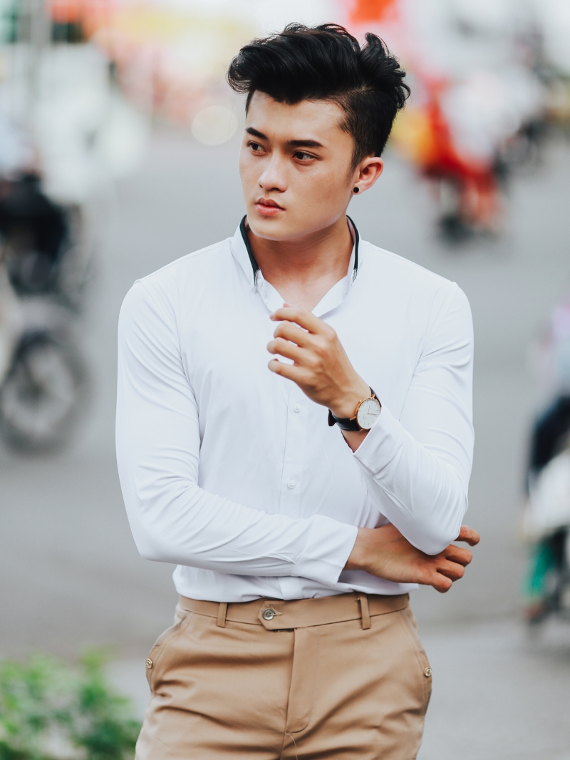 Áo sơ mi trắng asm861 - 3