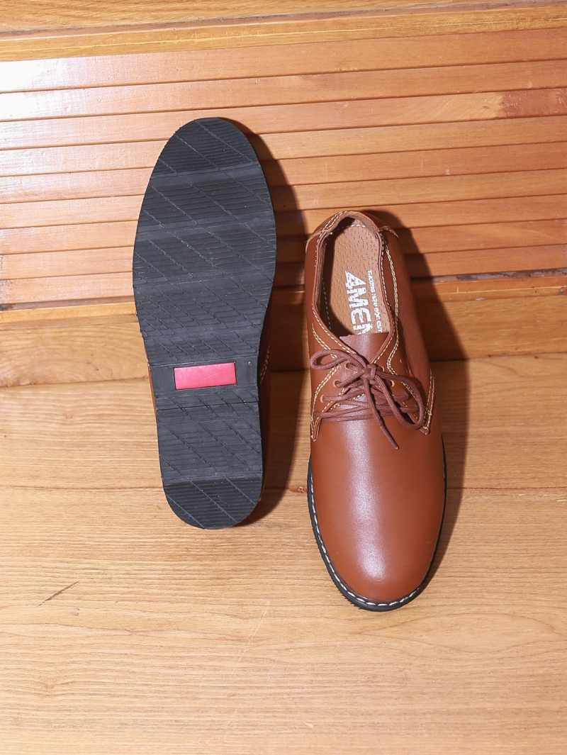 Giày boot tăng chiều cao màu bò g130 - 3