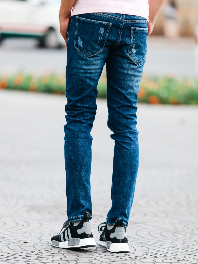 Quần jean xanh dương đậm qj1470 - 3