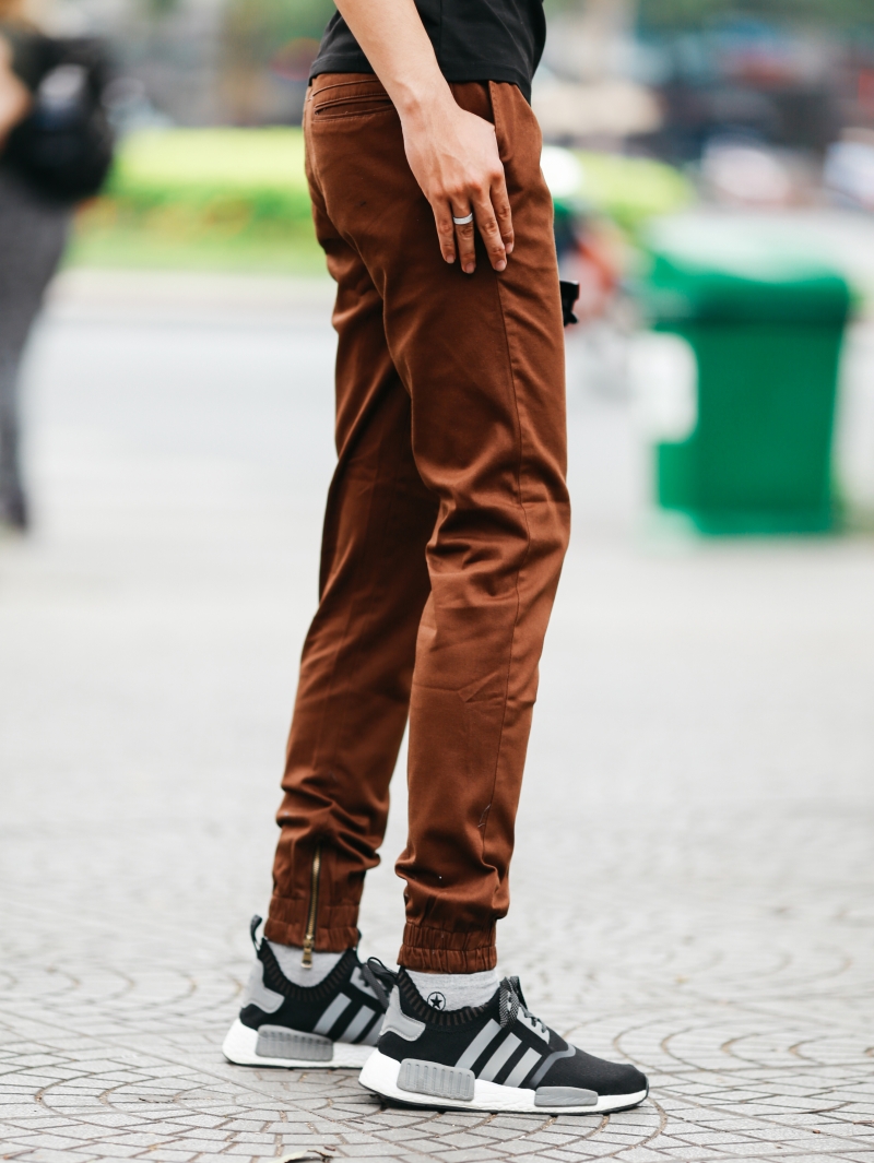 Quần jogger kaki nâu j06 - 2