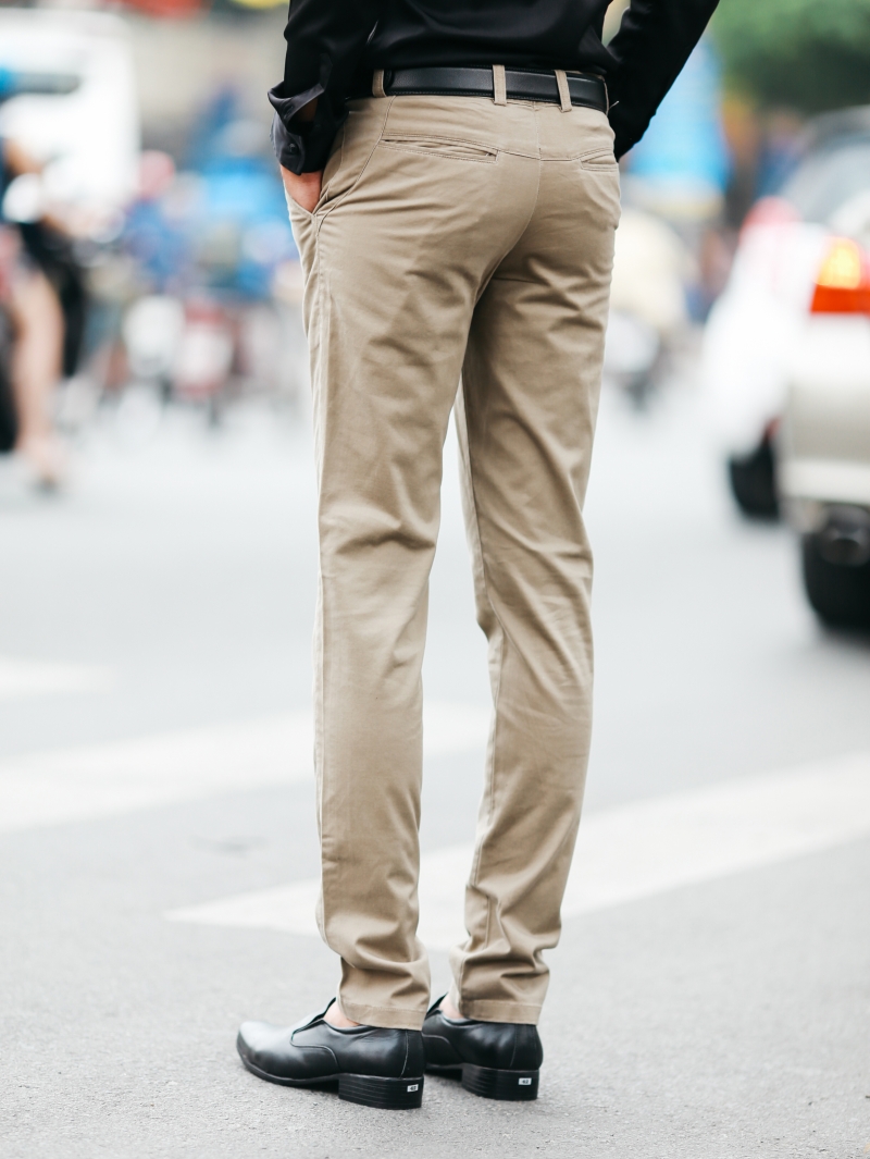 Quần kaki nâu qk161 - 3
