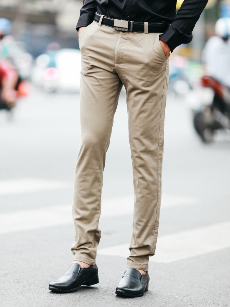 Quần kaki nâu qk161 - 1
