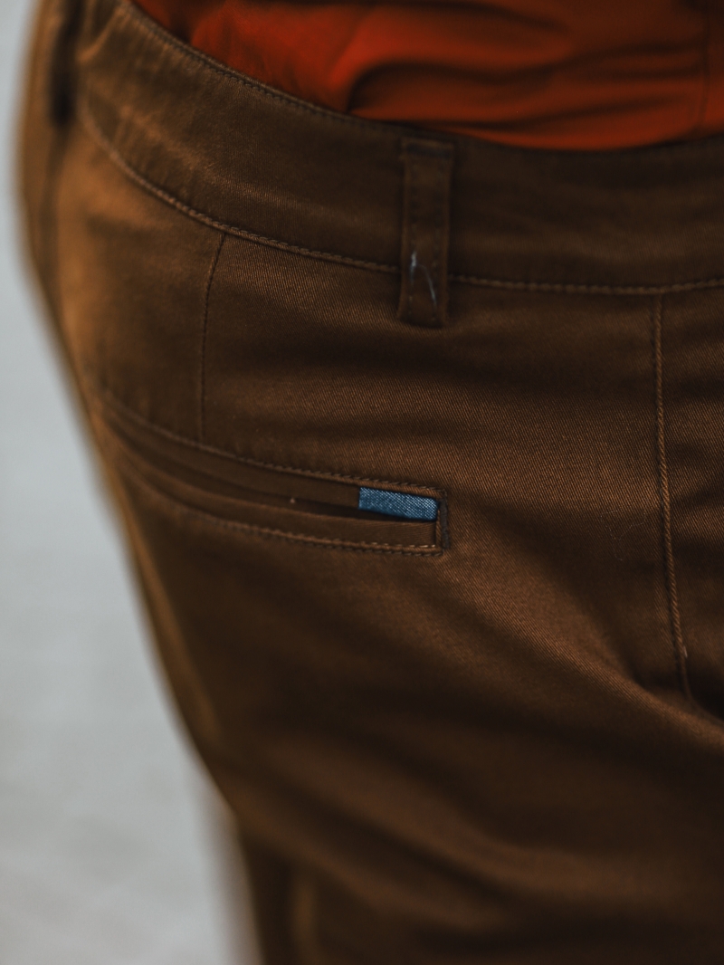 Quần kaki nâu qk163 - 3
