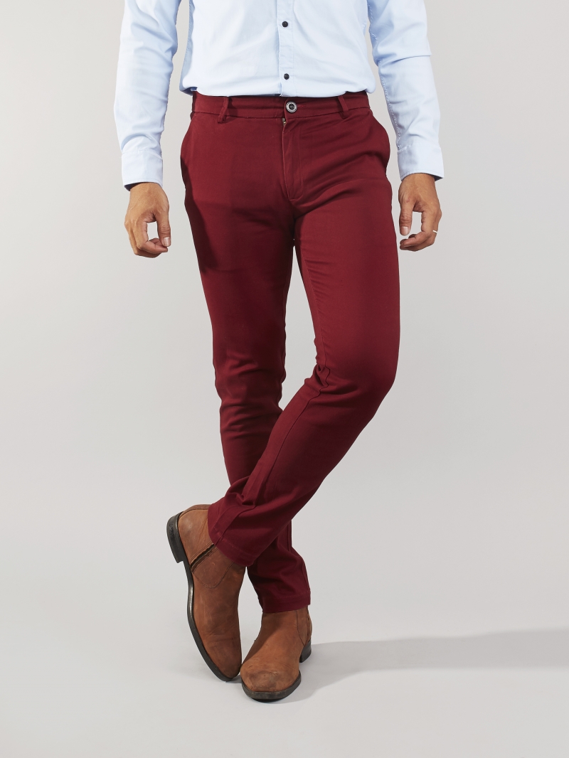 Quần kaki đỏ đô qk162 - 1