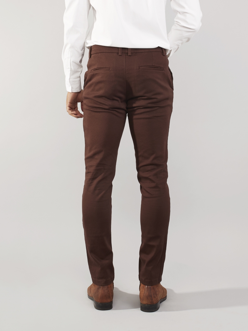 Quần kaki nâu đậm qk162 - 3