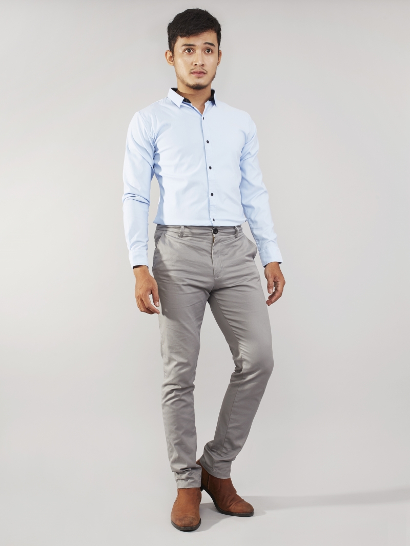 Quần kaki xám qk162 - 1