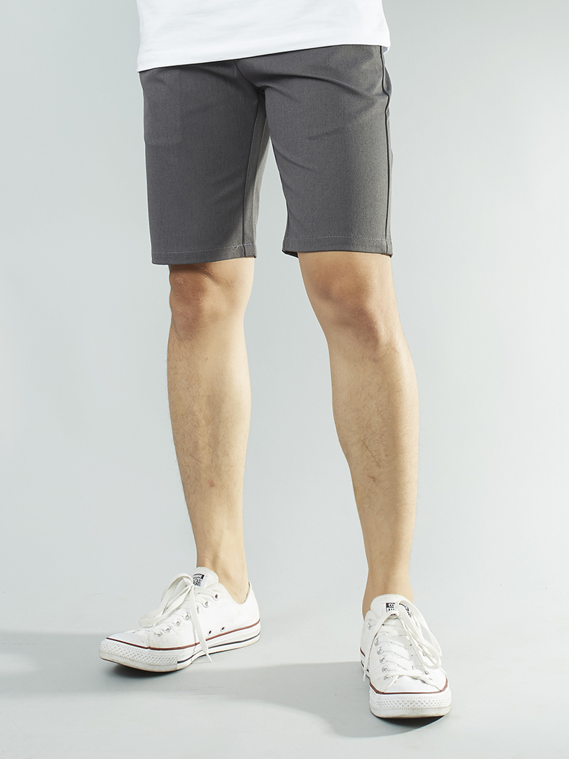 Quần short kaki xám chuột đậm qs94 - 1