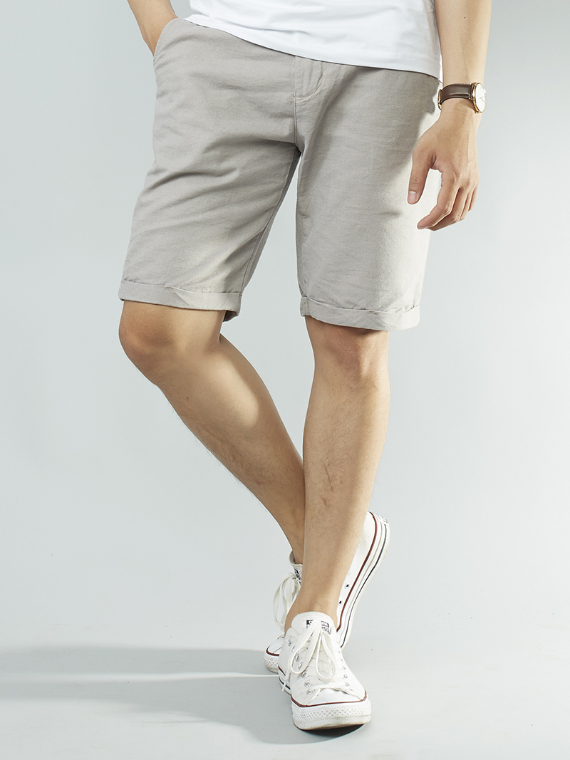 Quần short kaki xám qs101 - 1