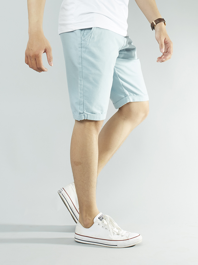 Quần short kaki xanh da trời qs101 - 2