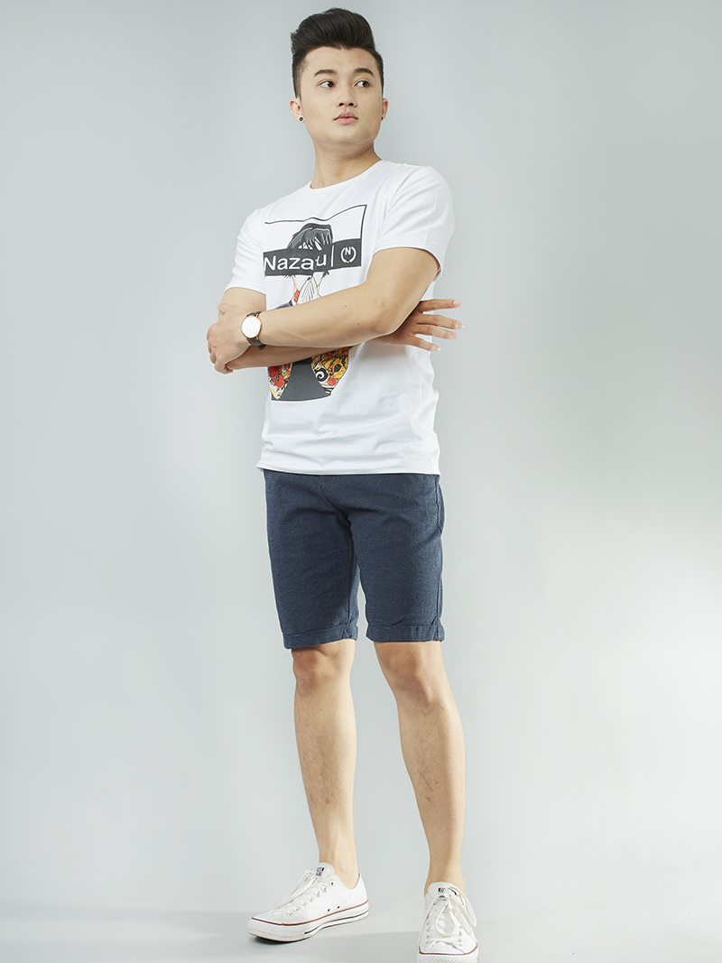 Quần short kaki xanh đen qs101 - 4