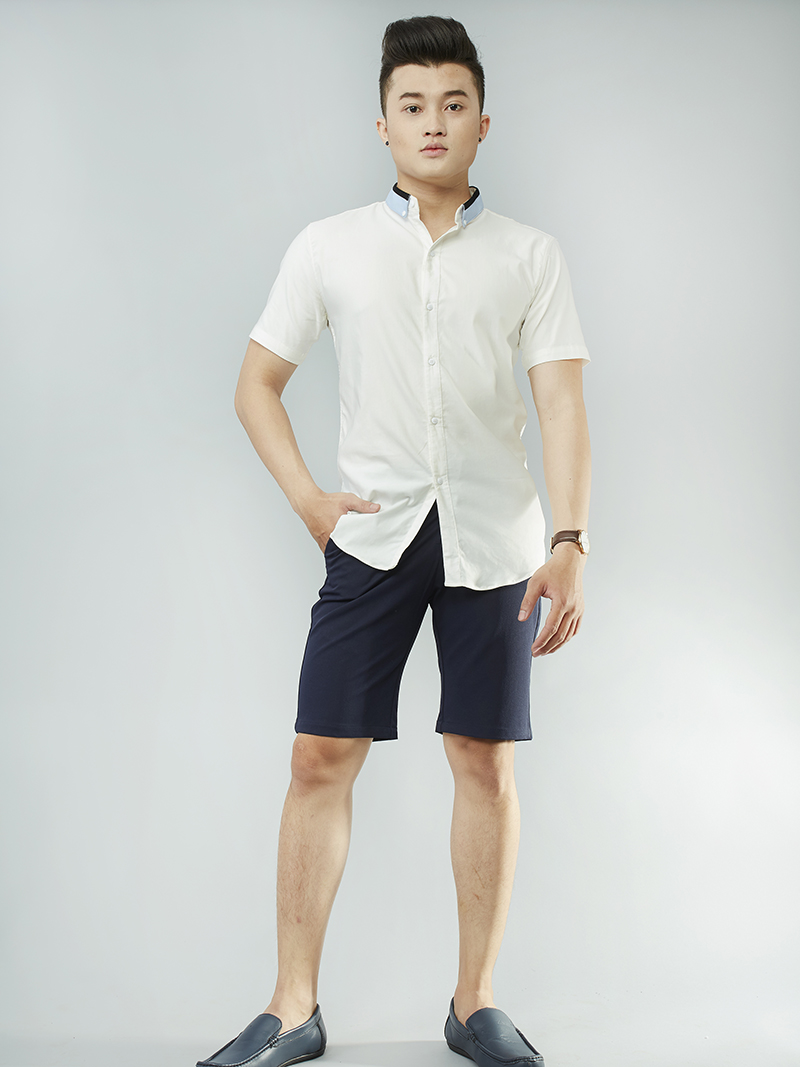 Quần short kaki xanh đen qs94 - 4