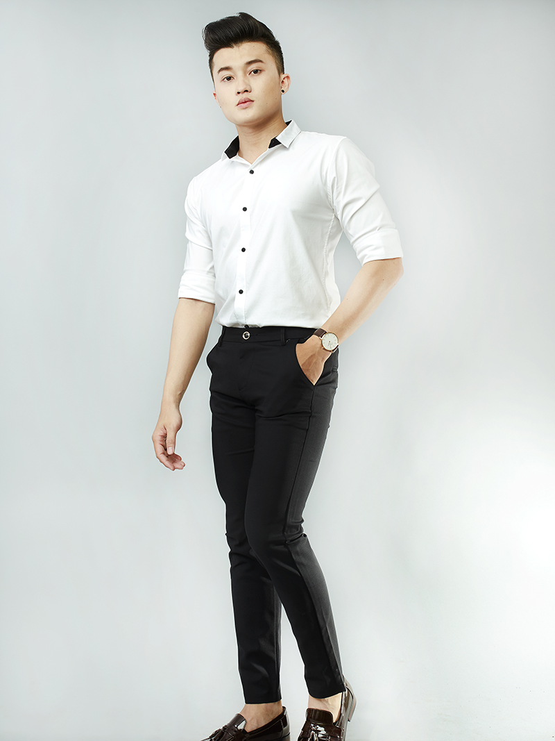 Quần tây đen qt67 - 4