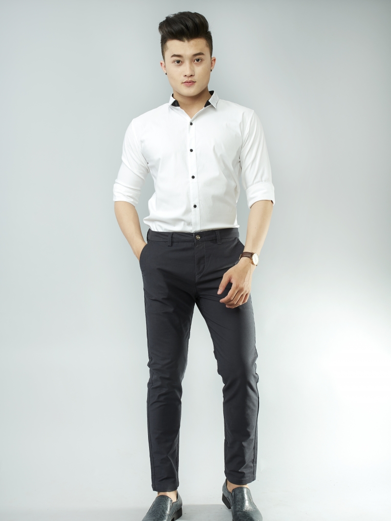 Quần tây xám chuột đậm qt68 - 4
