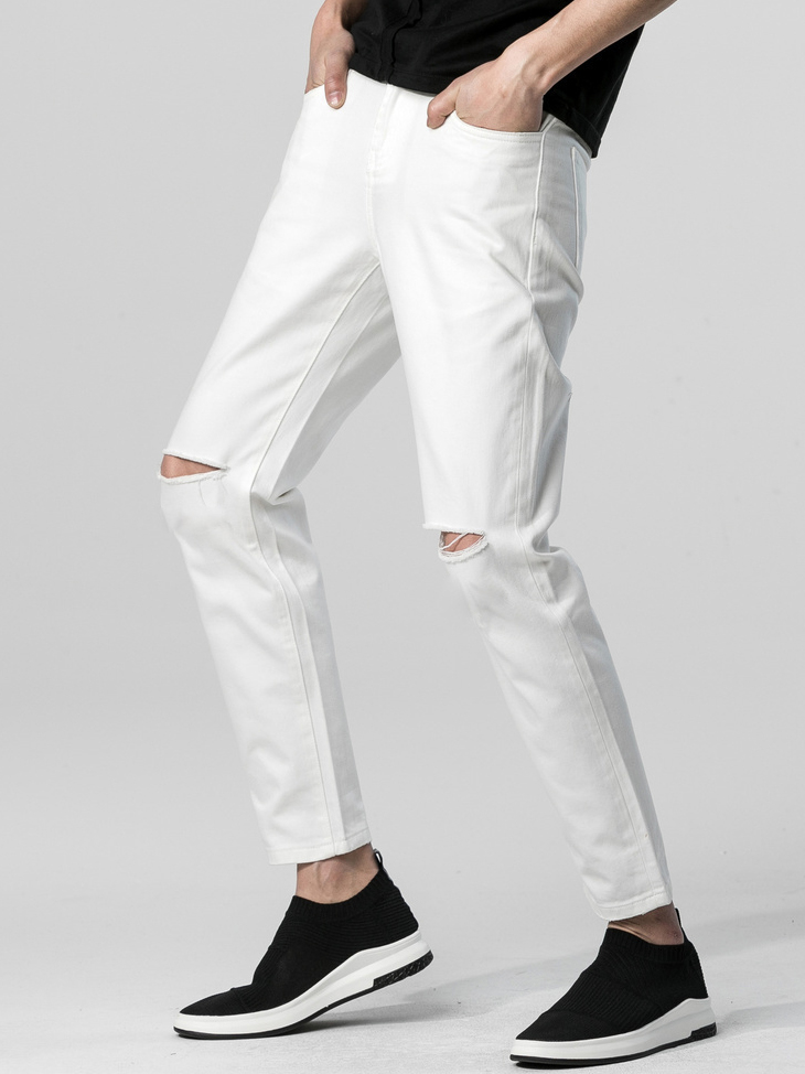 Quần jeans rách trắng qj1395 - 2