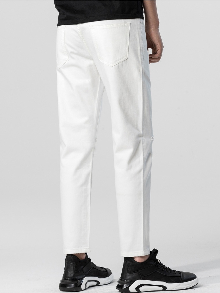 Quần jeans rách trắng qj1395 - 3