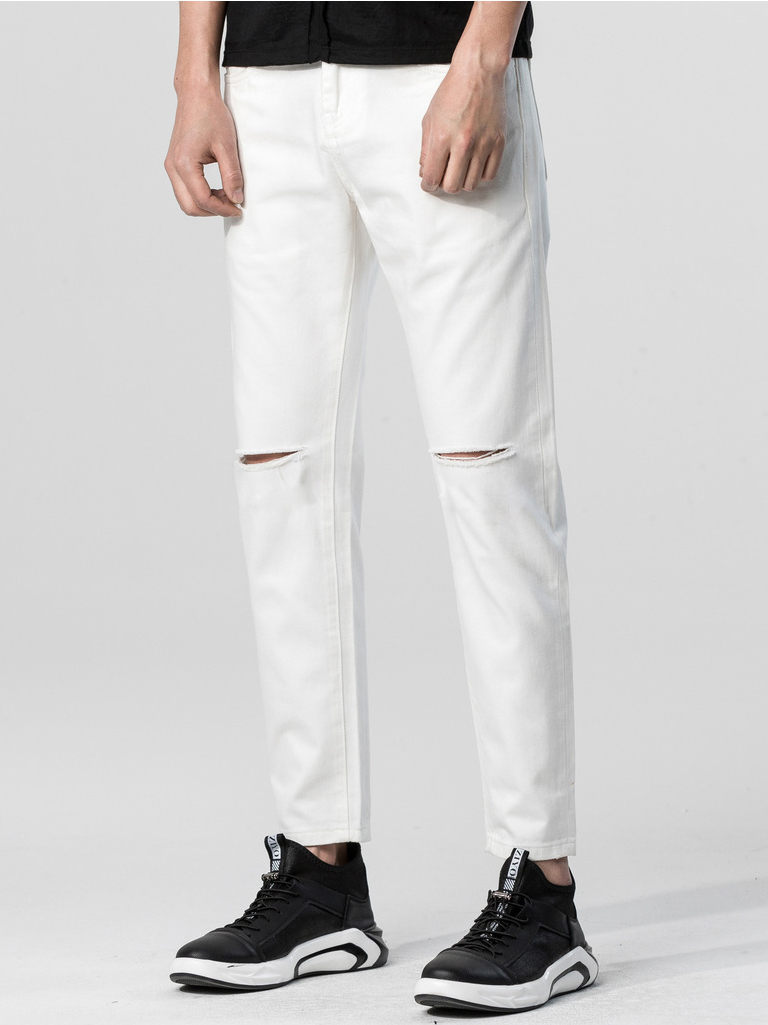 Quần jeans rách trắng qj1395 - 1