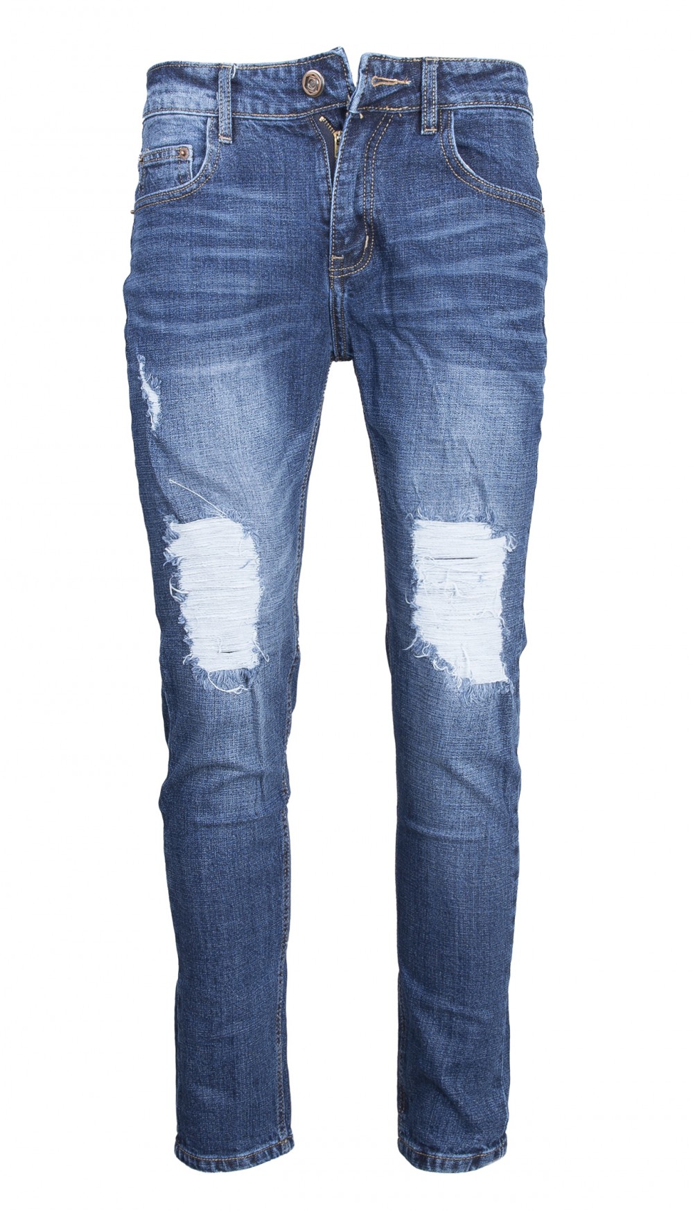 Quần jeans rách xanh đen qj1566 - 2