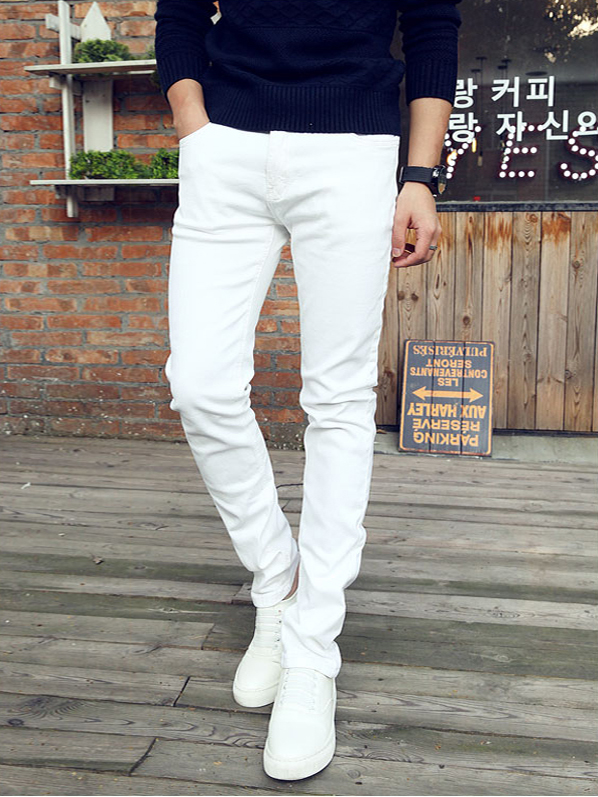 Quần jeans skinny trắng qj1394 - 1