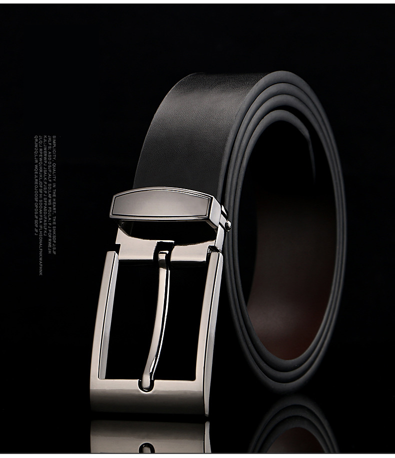 Thắt lưng nam đen tl373 - 1