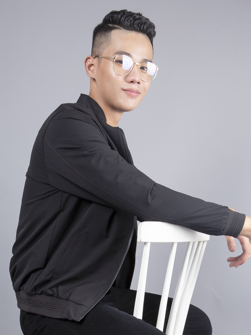 Áo khoác kaki đen ak243 - 2