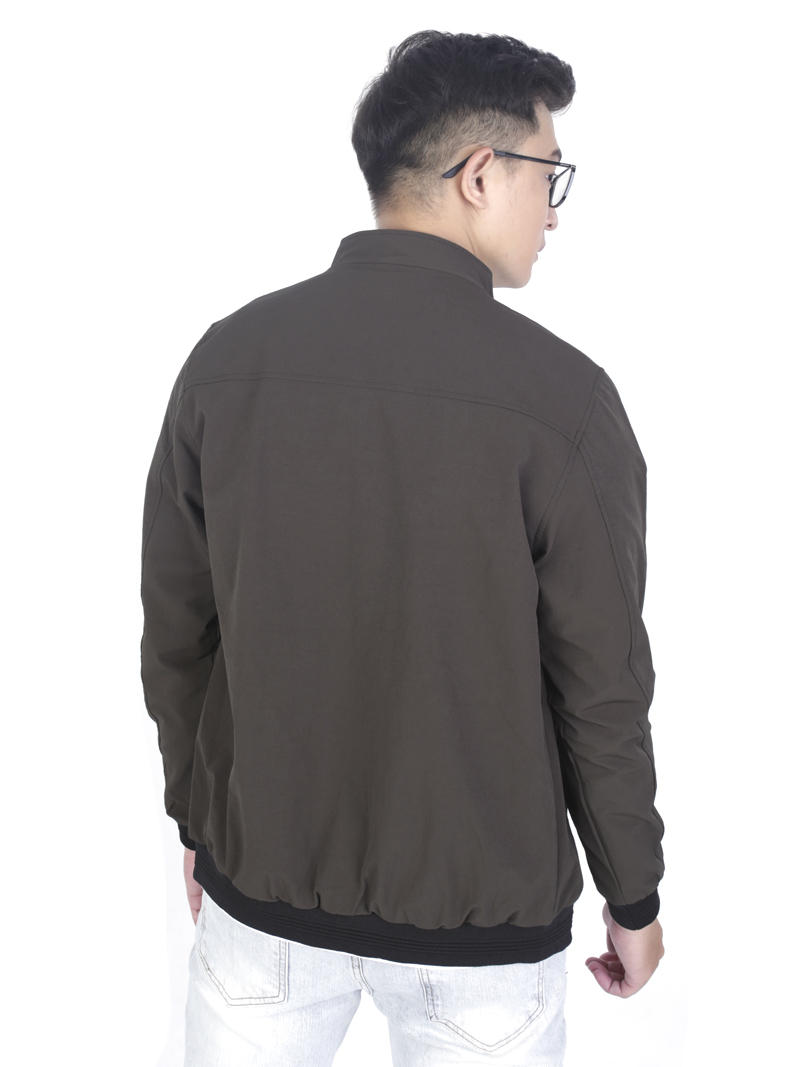 Áo khoác kaki màu rêu ak243 - 3