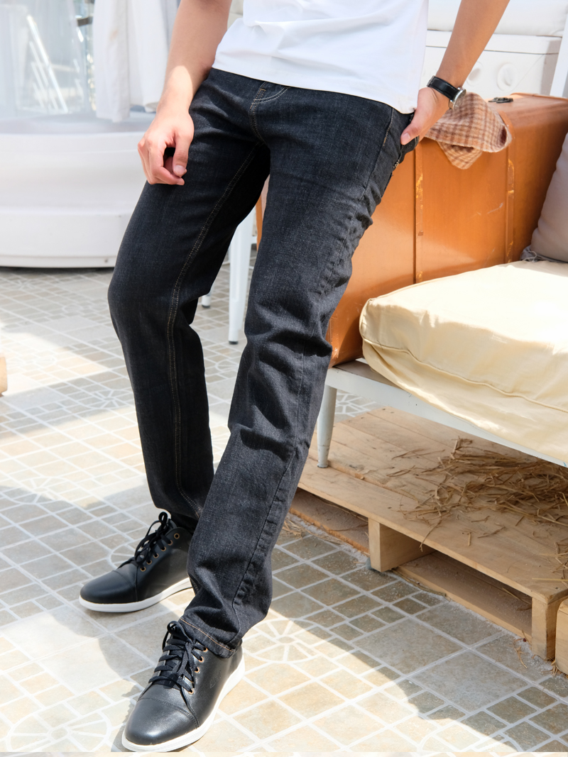 Quần jeans ống đứng đen qj1594 - 1