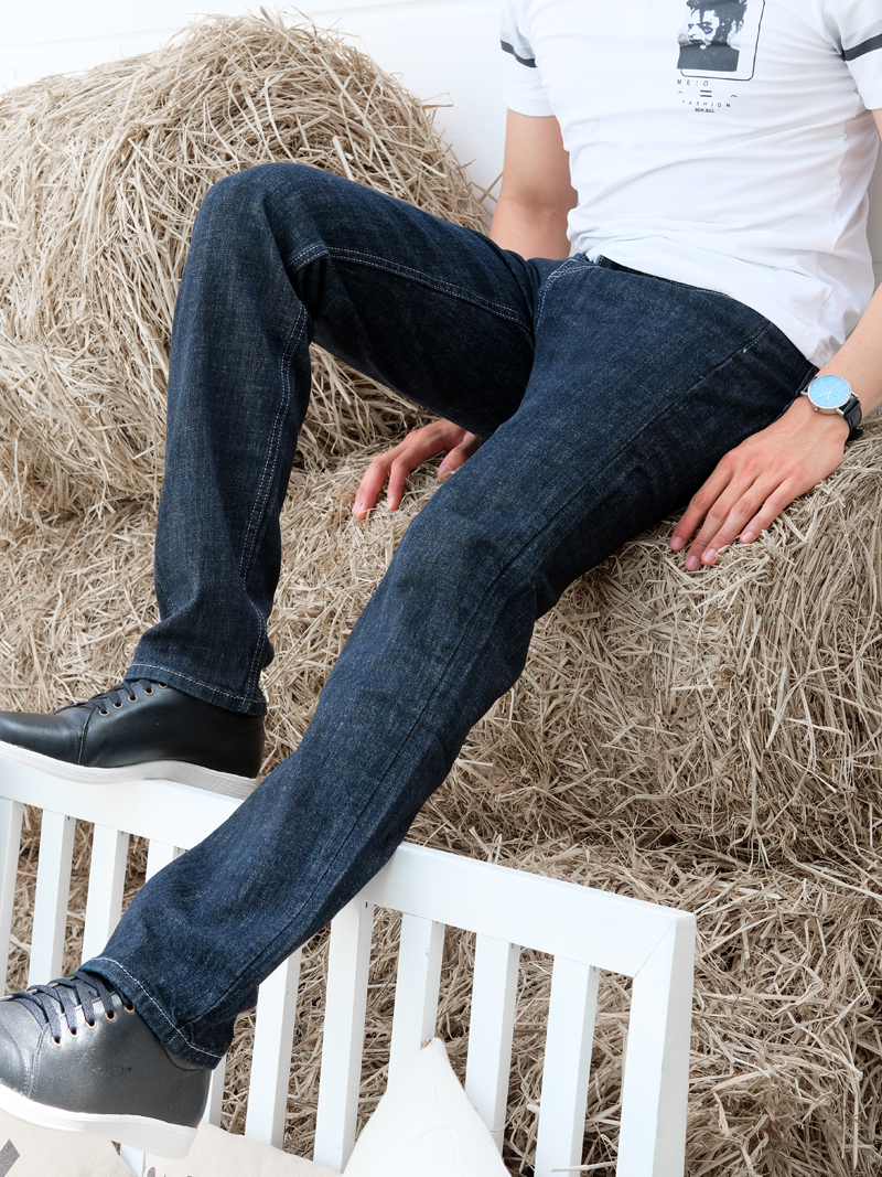 Quần jeans ống đứng xanh đen qj1593 - 2