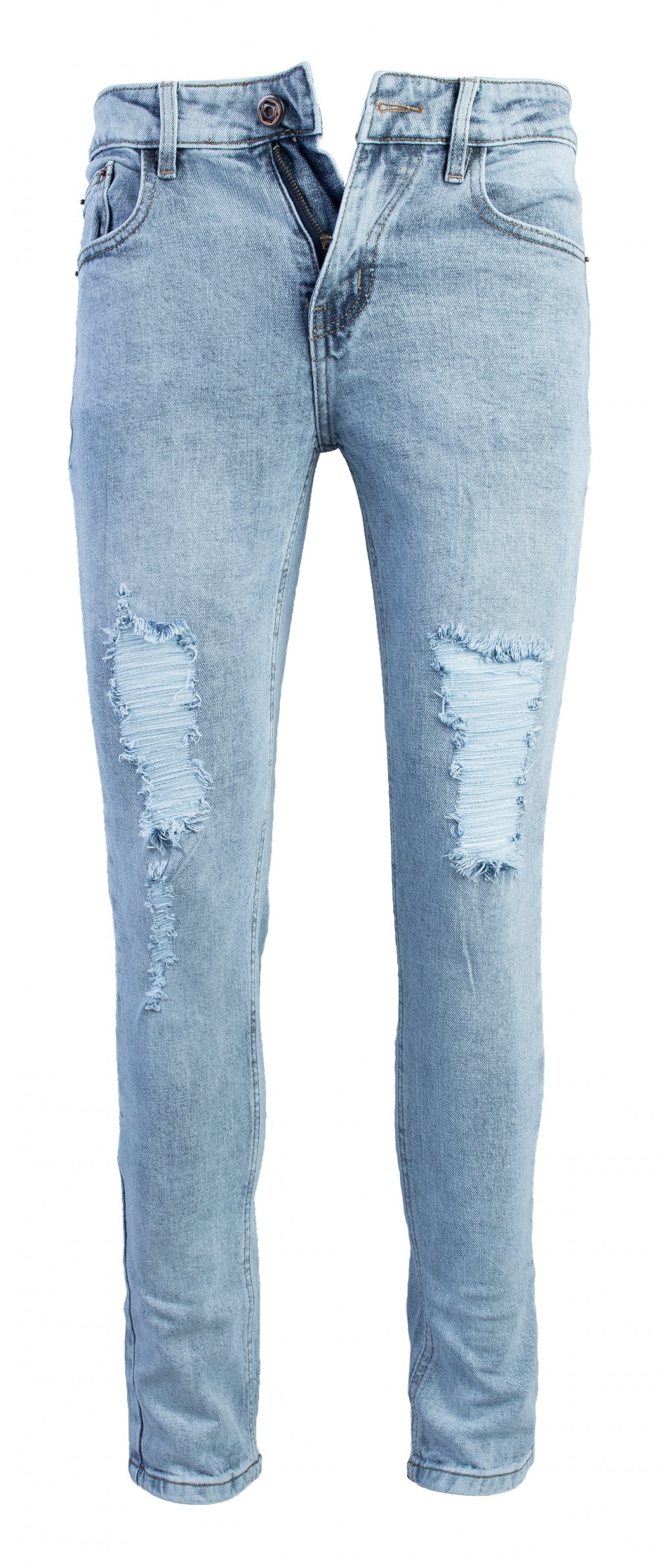 Quần jeans rách xanh qj1562 - 1