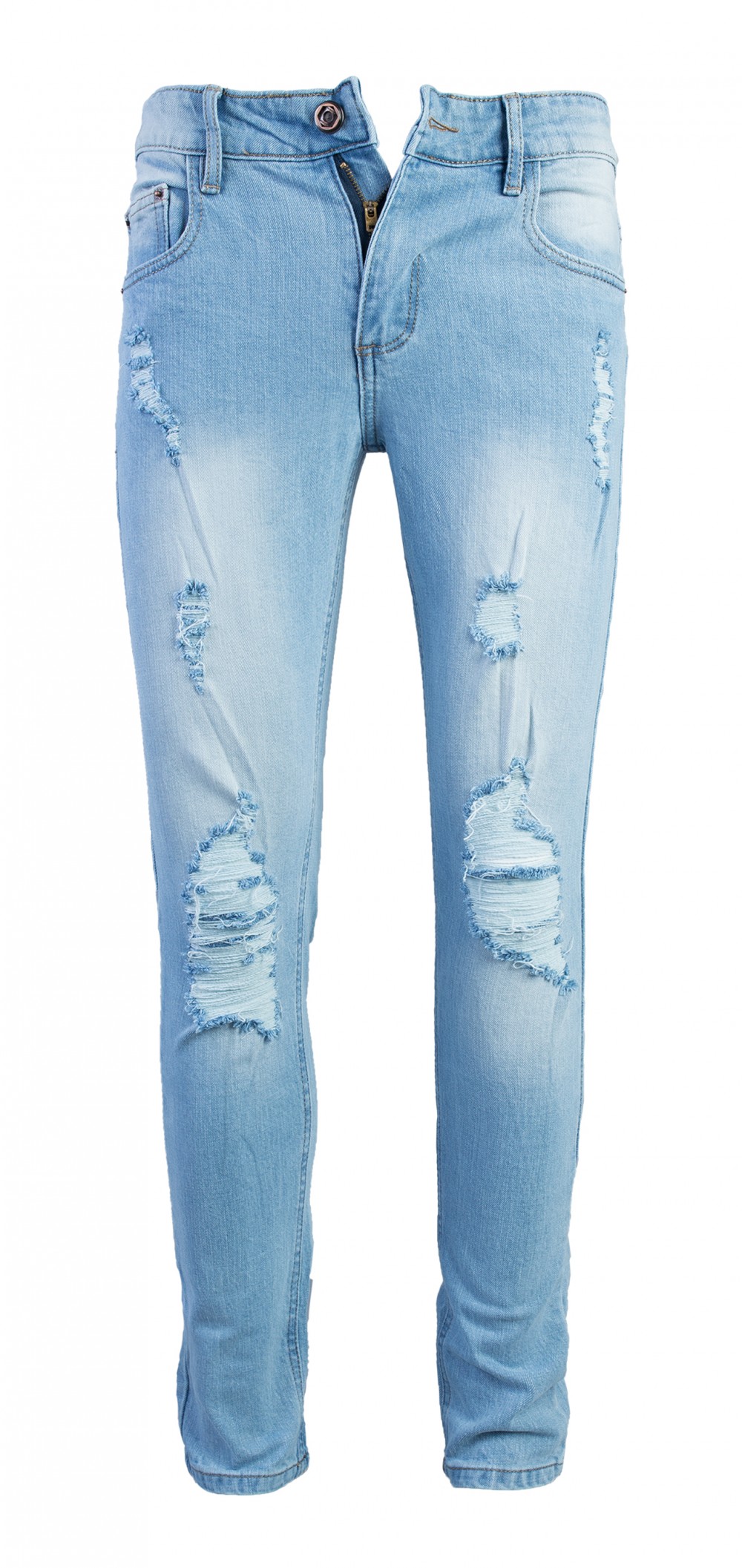 Quần jeans rách xanh qj1575 - 1