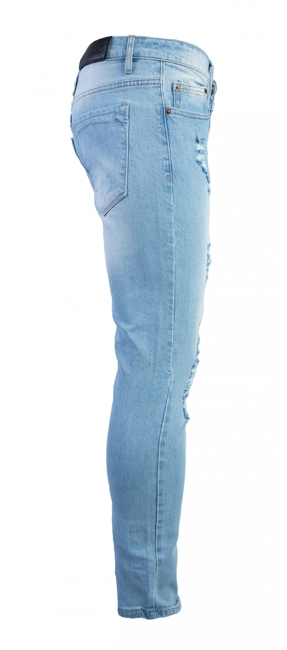 Quần jeans rách xanh qj1575 - 2