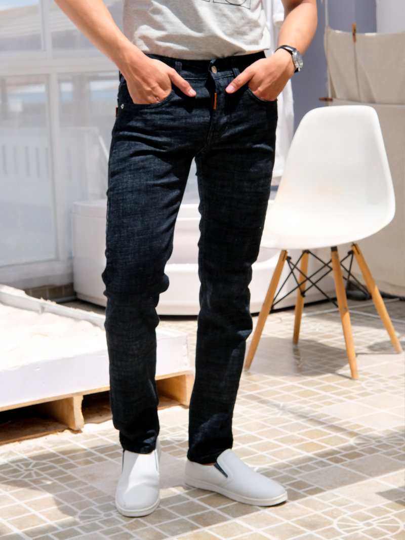 Quần jeans skinny xanh đen qj1584 - 1