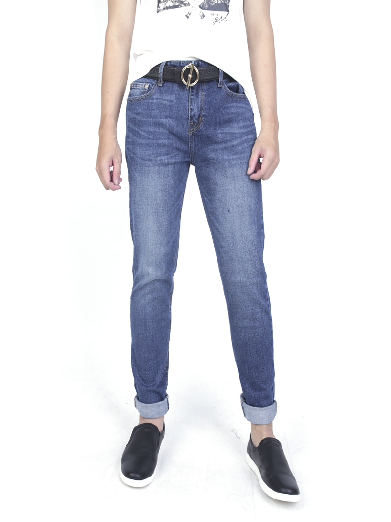 Quần jeans skinny xanh đen qj1590 - 1