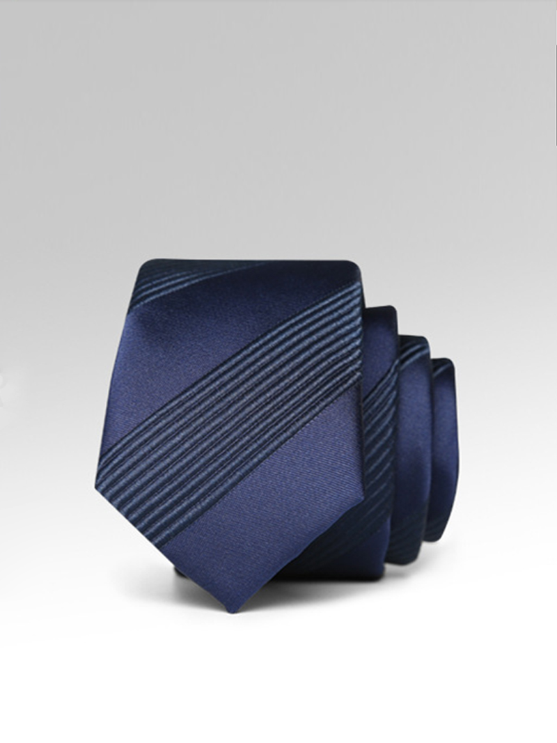 Cà vạt hàn quốc xanh đen cv170 - 1