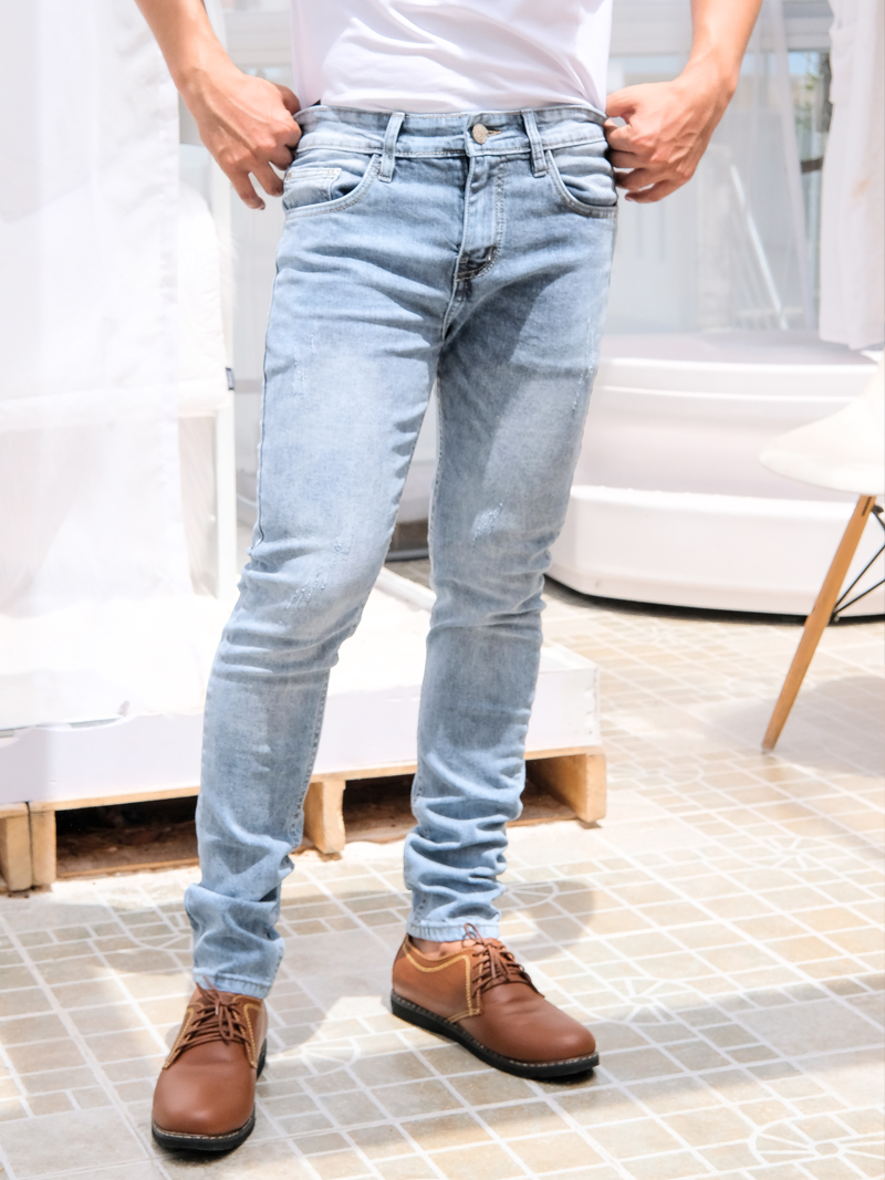 Quần jeans skinny xám qj1601 - 1