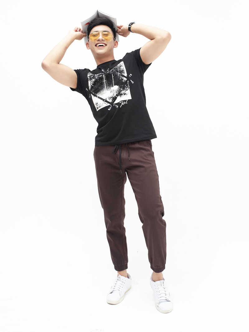 Quần jogger kaki nâu đậm j06 - 4