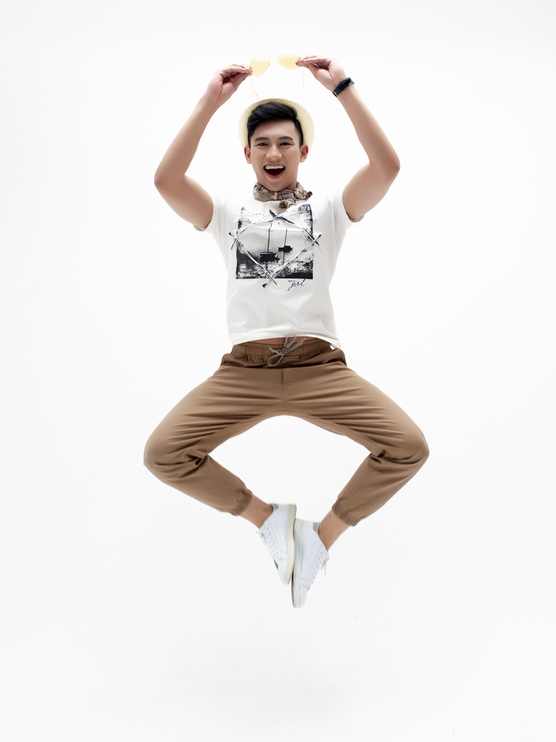 Quần jogger kaki j06 màu vàng kem - 4