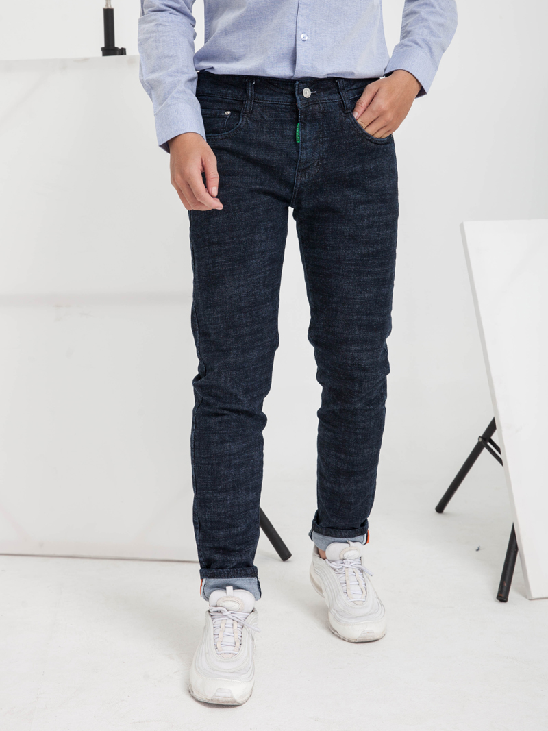 Quần jeans skinny đen qj1610 - 1