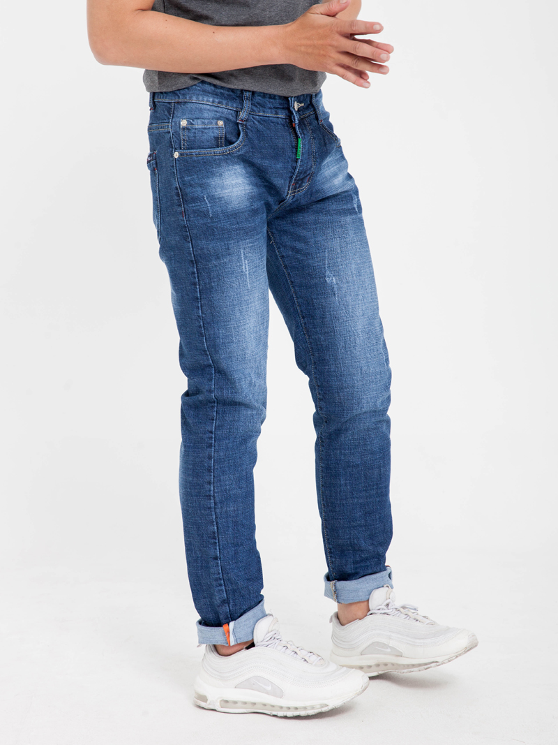 Quần jeans skinny xanh đen qj1612 - 1