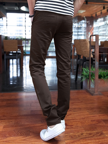 Quần Kaki Hàn Quốc Nâu QK134