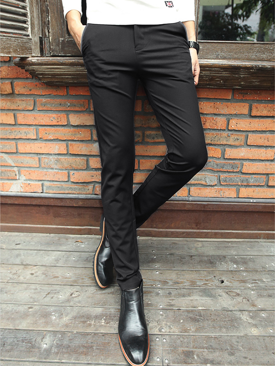 Quần Tây Đen Co Giãn Phối Túi QT28