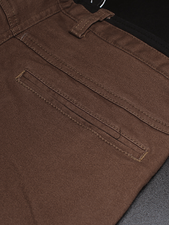 Quần Kaki Hàn Quốc Nâu Nhạt QK136