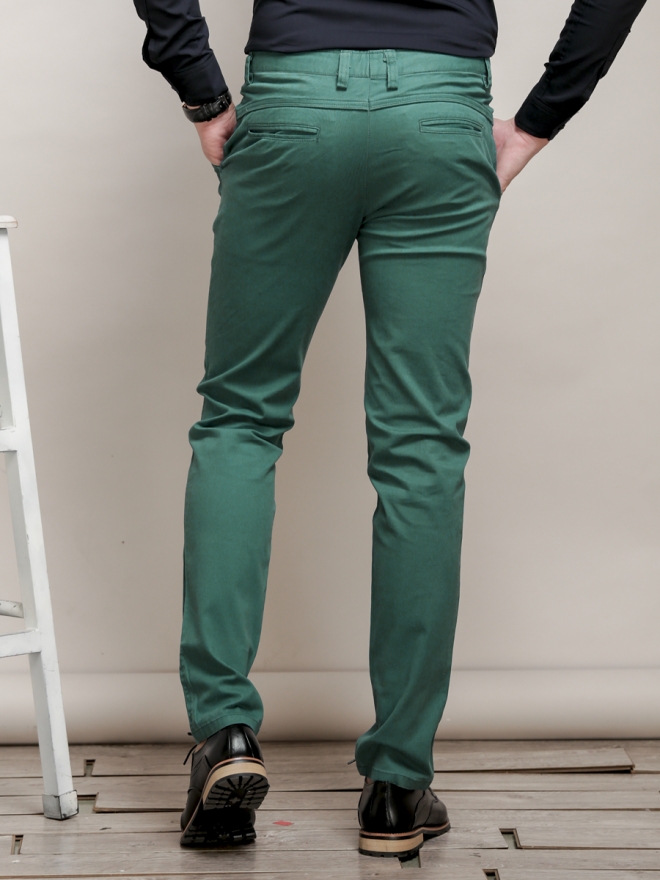 Quần Kaki Hàn Quốc Xanh QK149