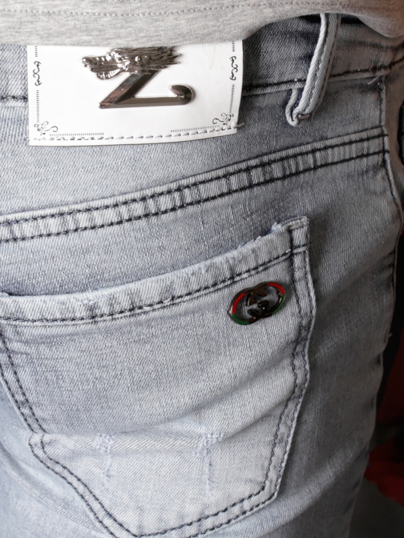 Quần Jean Skinny Trắng Xám QJ1360