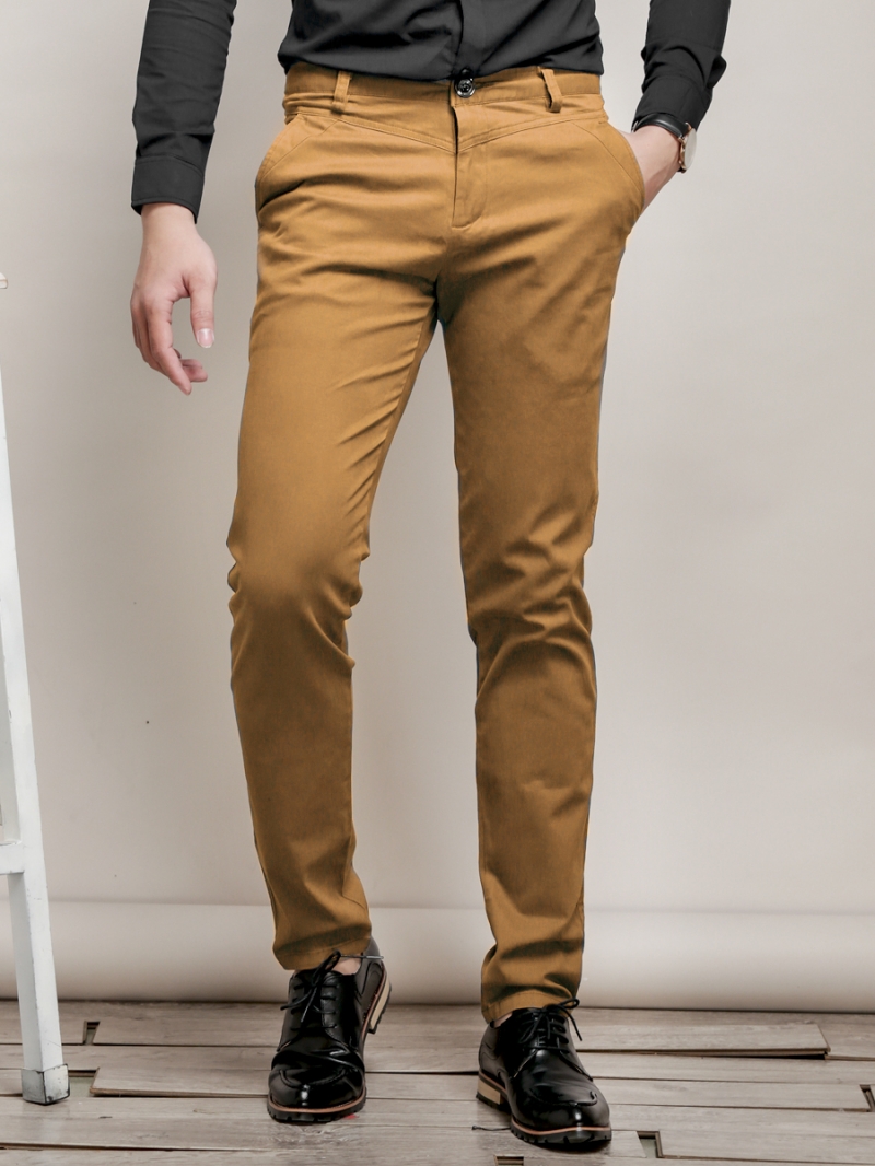 Quần Kaki Hàn Quốc Màu Bò QK149