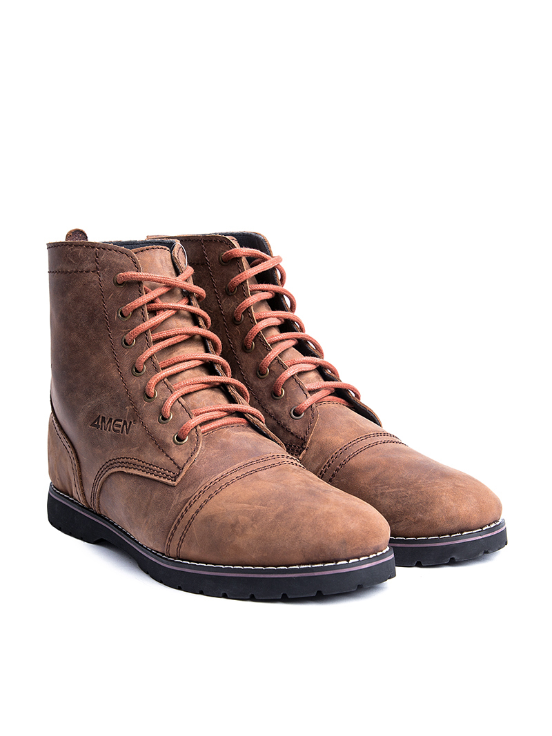 Boot Tăng Chiều Cao Bò Đậm G166