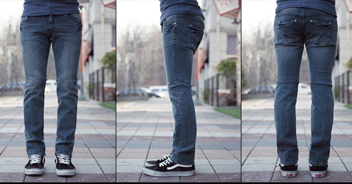 Cách chọn size quần jean nam chuẩn
