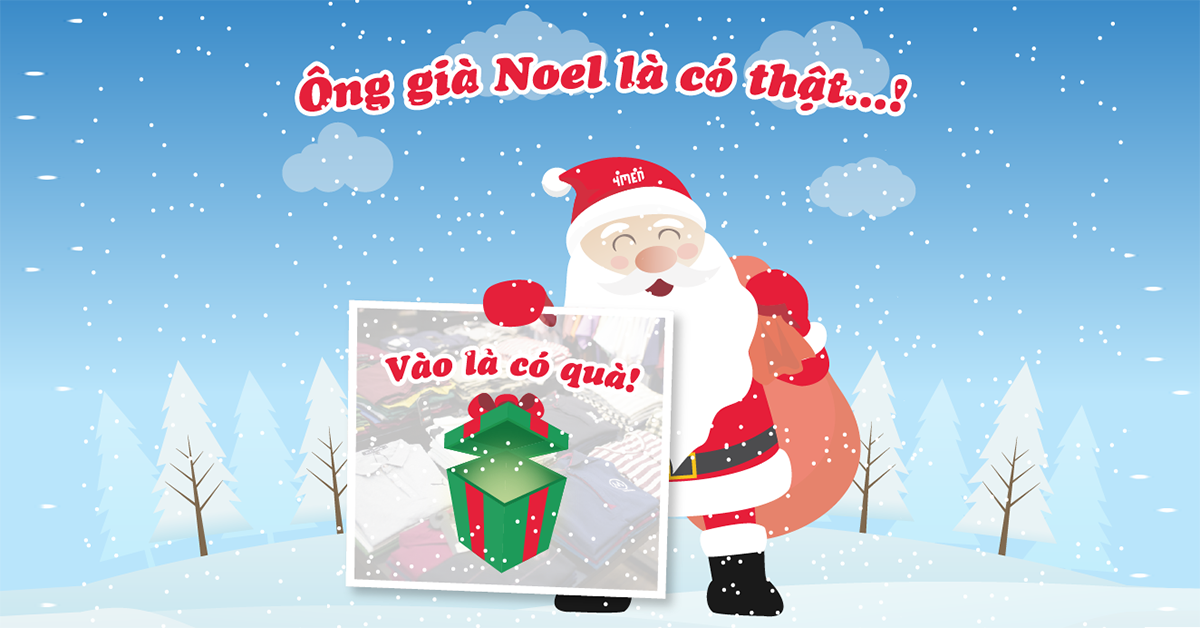 Ông già Noel là... có thật - Vào 4MEN là có quà!!