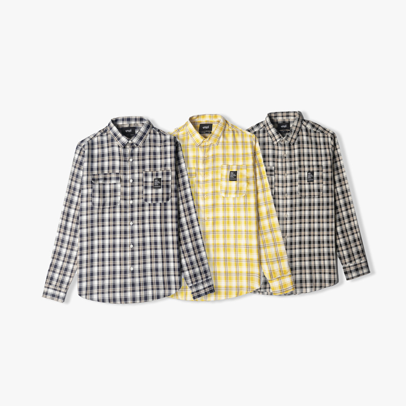 Áo Sơ Mi Regular Caro 2 Túi SM103